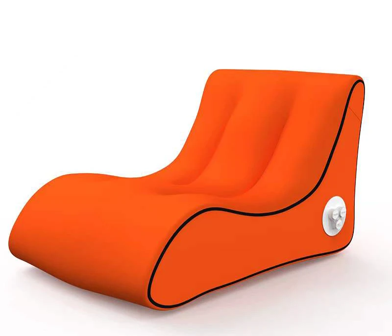 Factory Directly Sale High Quality upgrading Colorful Automatic Inflatable Air Sofa Chair Inflatable Beach Sofa Chair
