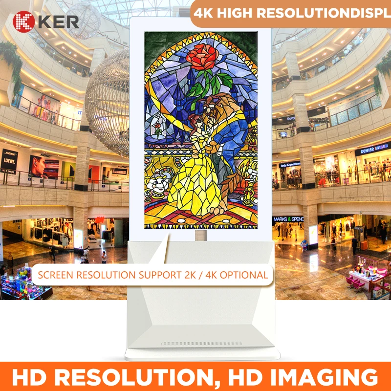 43 Inch Dual Side Stand Floor Android Digital Signage Media Player Advertising Player