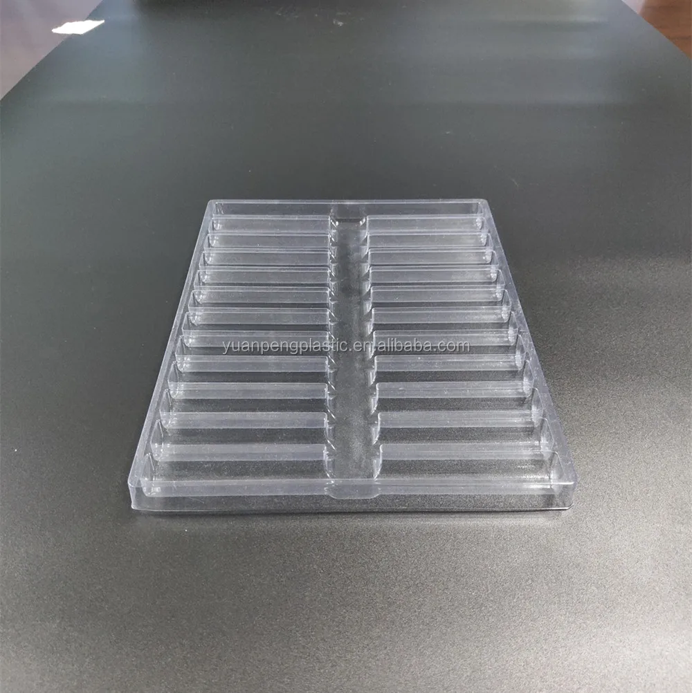 Cheap but high quality custom PVC PET blister tray packaging plastic tray insert