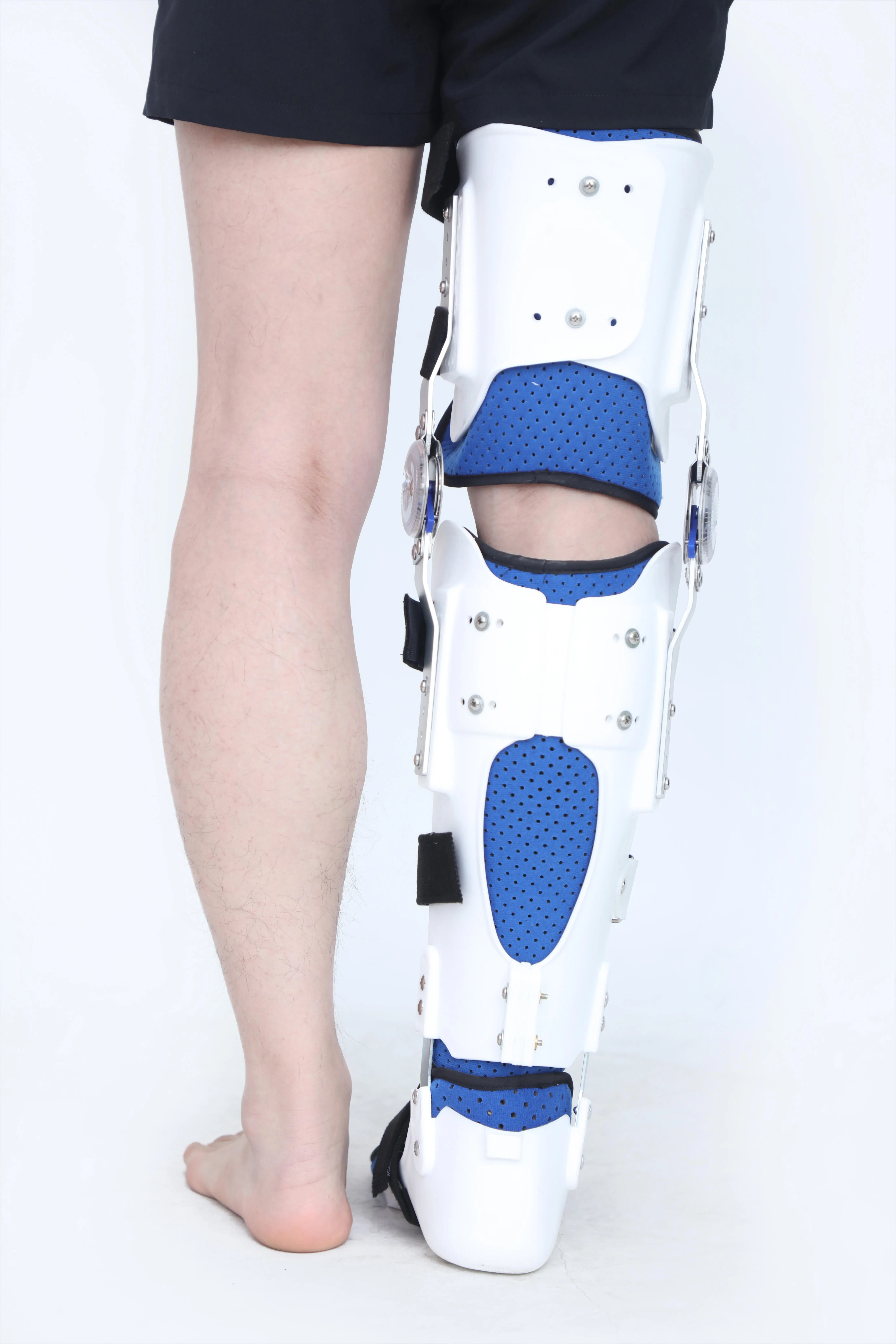 Rehabilitation support device Knee Ankle Foot Orthosis With Single Chunk (Left/Right) for fracture fixation and muscle strain