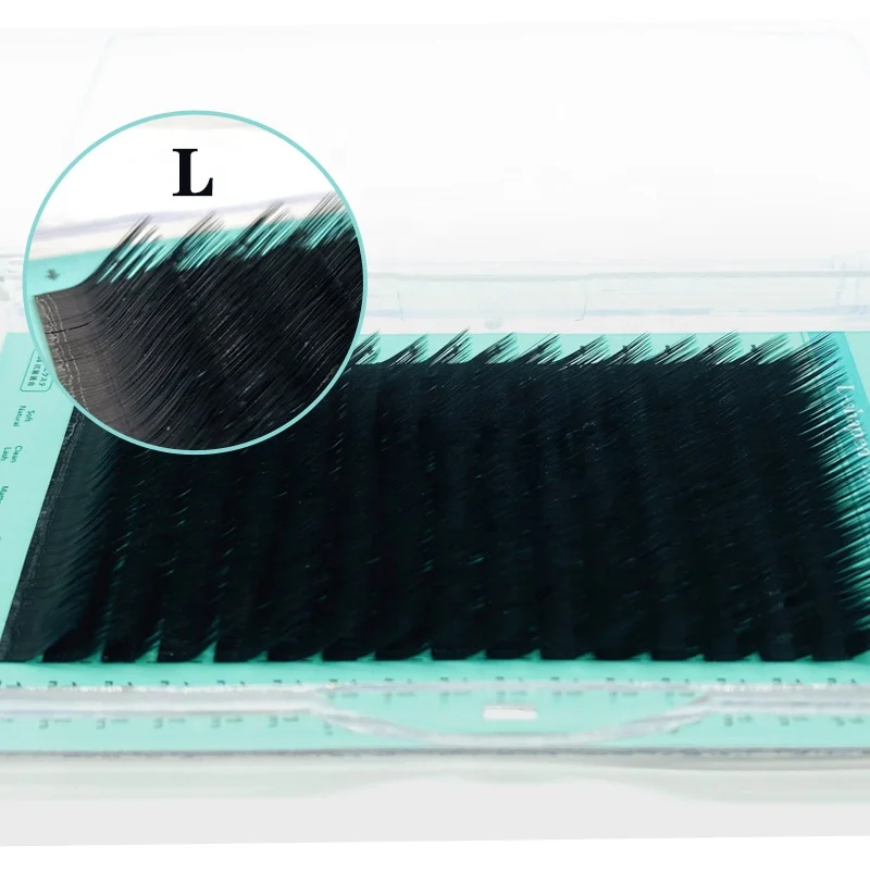 NATUHANA LC L+ LU LD 8-15Mix Lash Extensions Soft Individual L Shape Faux Eyelashes Mink Natural