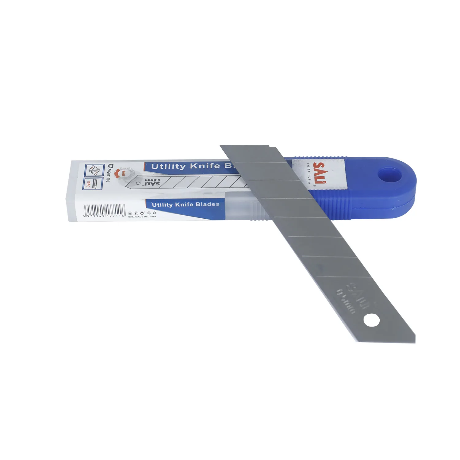 Sali 10 Pcs Box Cutter Letter Opener Snap off Replacement Blade Utility Knife Blades