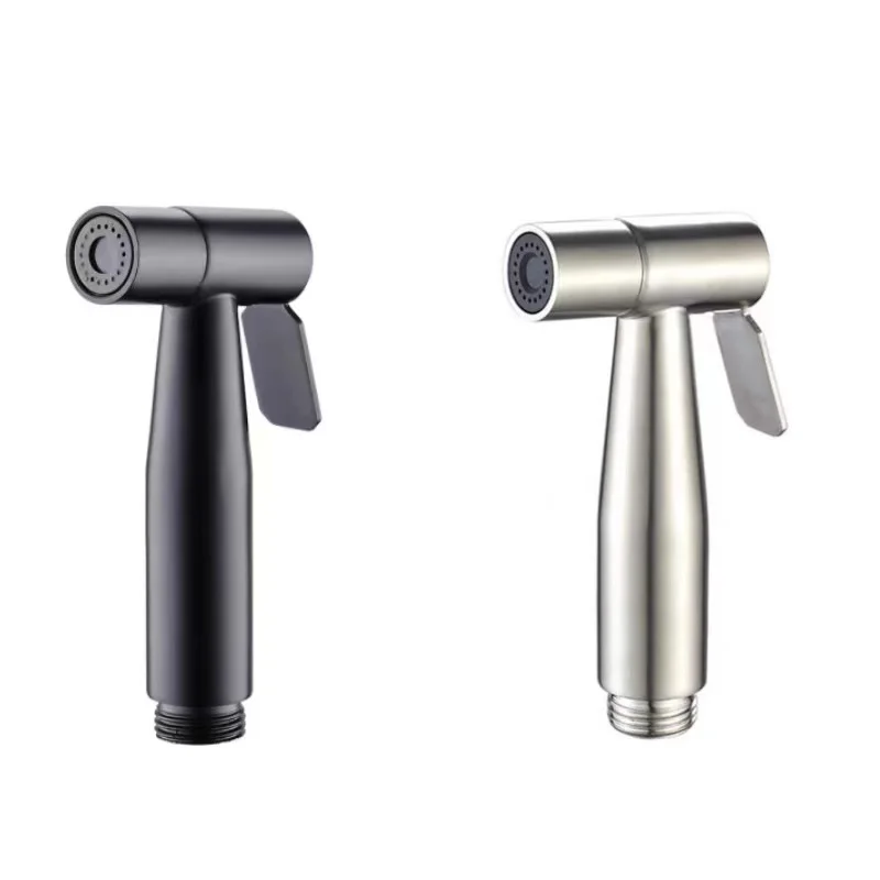 Hot Selling Pressurized Brushed Stainless Steel 304 Toilet Shower Bidet Sprayer Bathroom Handle Toilet Bidet Sprayer Shattaf
