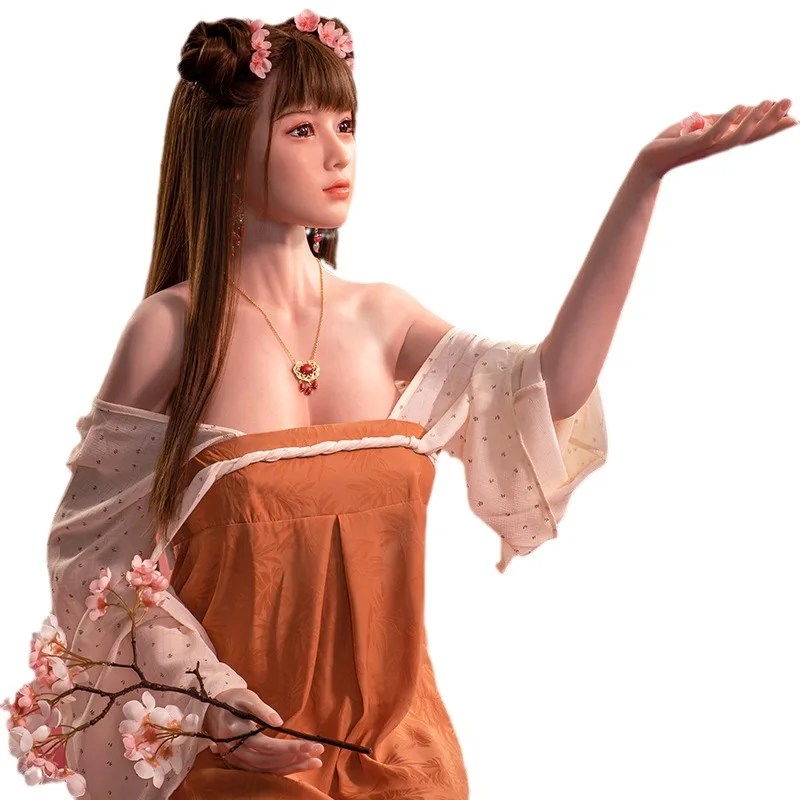 Hot sale Inflatable plump big boobs silicone skeleton lifelike doll sex for man realistic vaginal oral soft ass sex doll 165cm