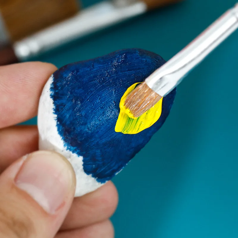 Factory Direct Sales 75ml Metallic Fluorescent Color Plastic Tube Students Paints Acrylic