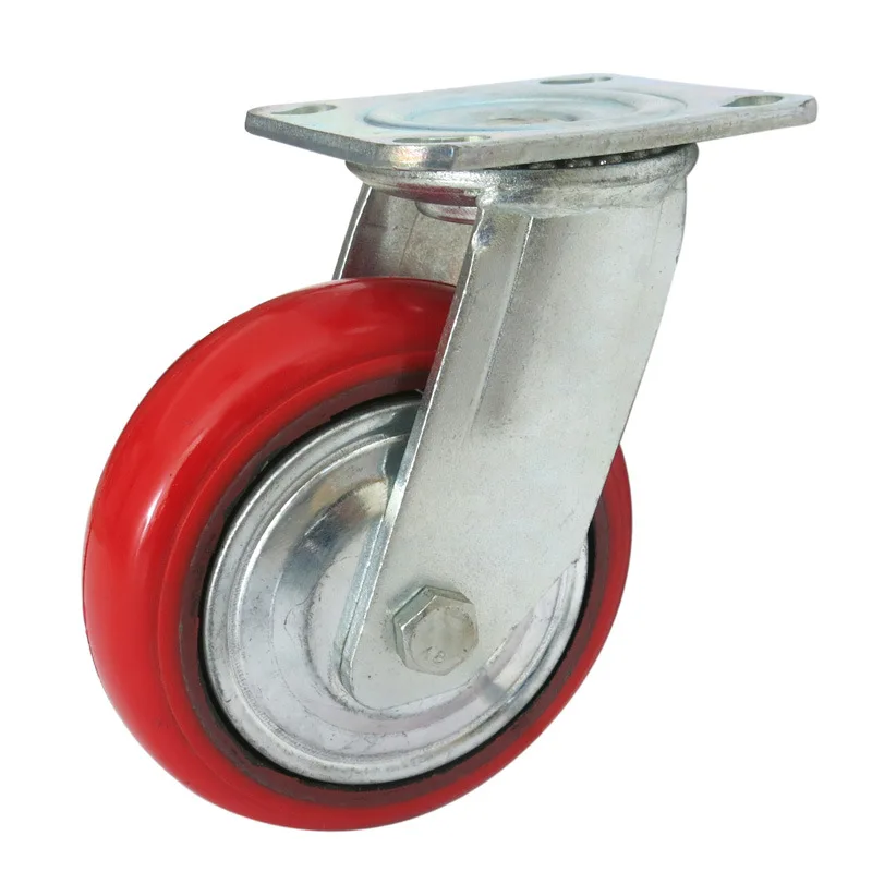 4/5/6/8inch   PU/PVC caster cabinet casters  furniture wheel heavy duty castor