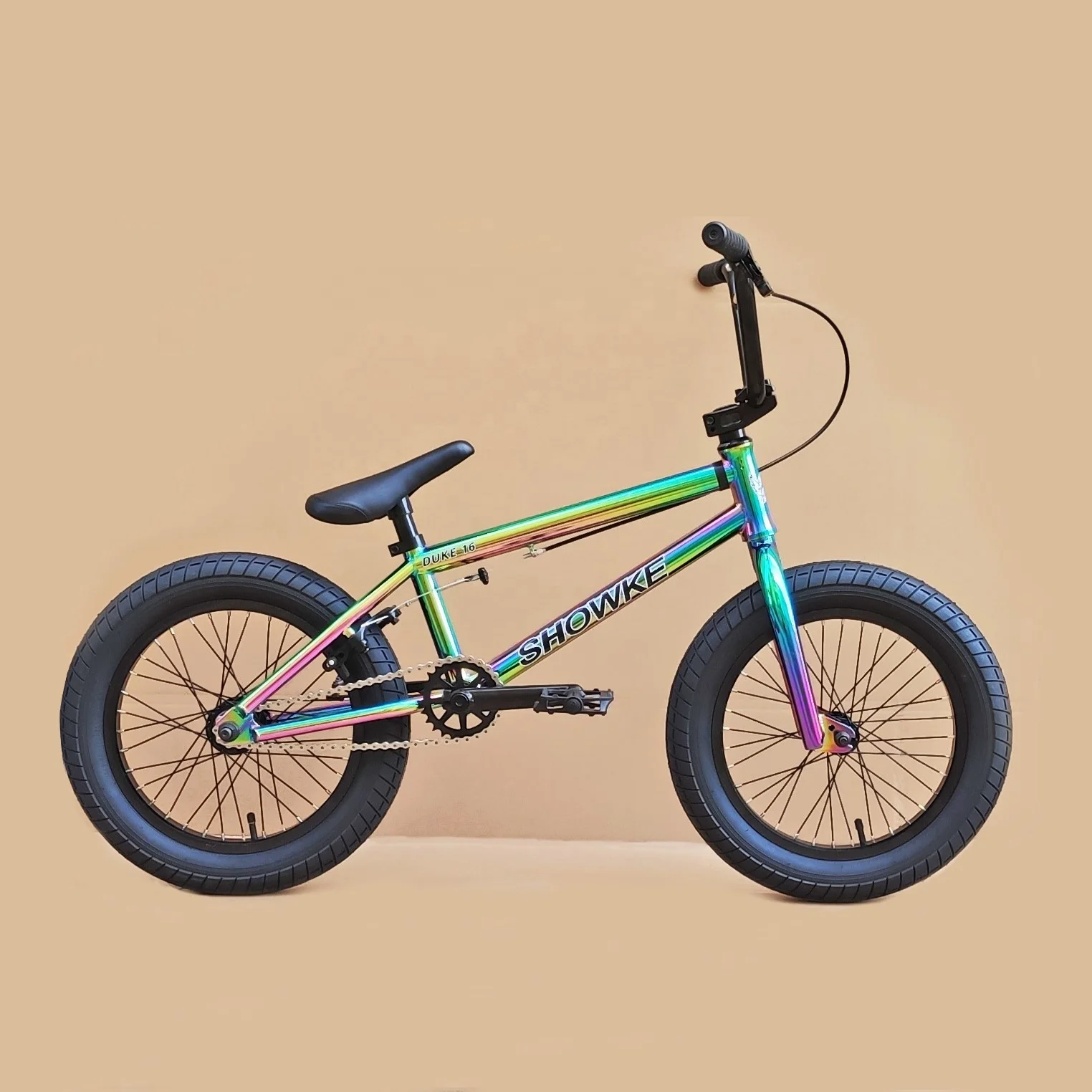 Customized 16 Inch Color Steel Bicycle Bmx Frame By Manufacturer New Design For Rainbow Colored Bicycles