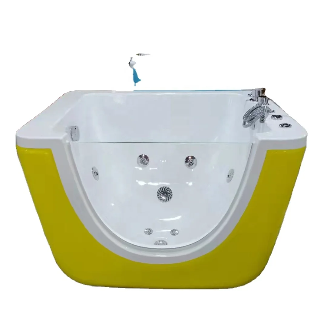 Acrylic baby spa bathtub massage whirlpool bath tub for baby