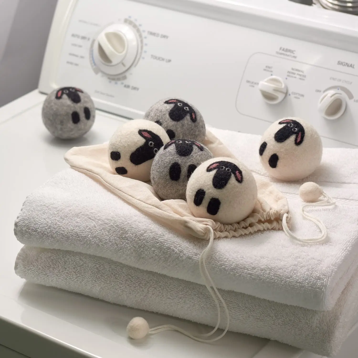 Trending products 2024 new arrivals Wool dryer balls for laundry