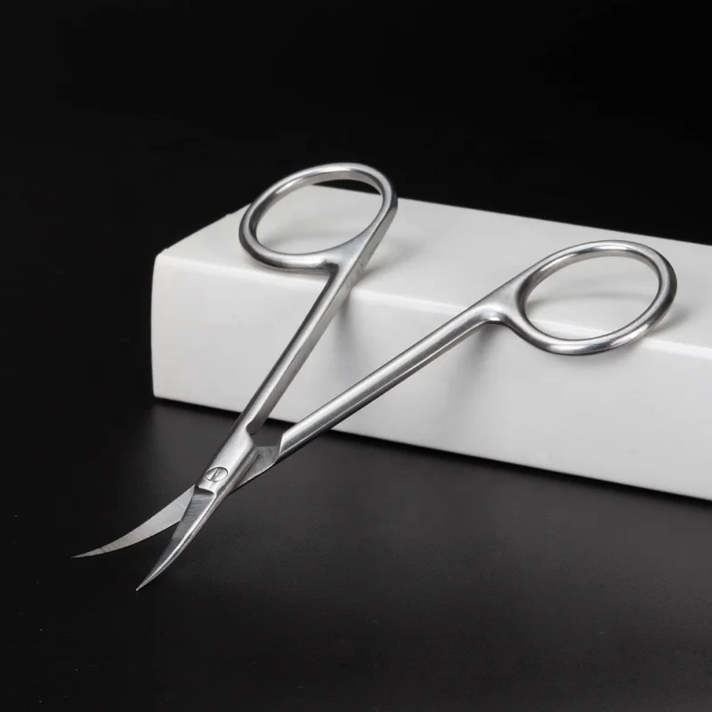 Wholesale Scissor Type Sharp Professional Russian Curved Manicure Nail Cuticle Nipper Stainless Steel