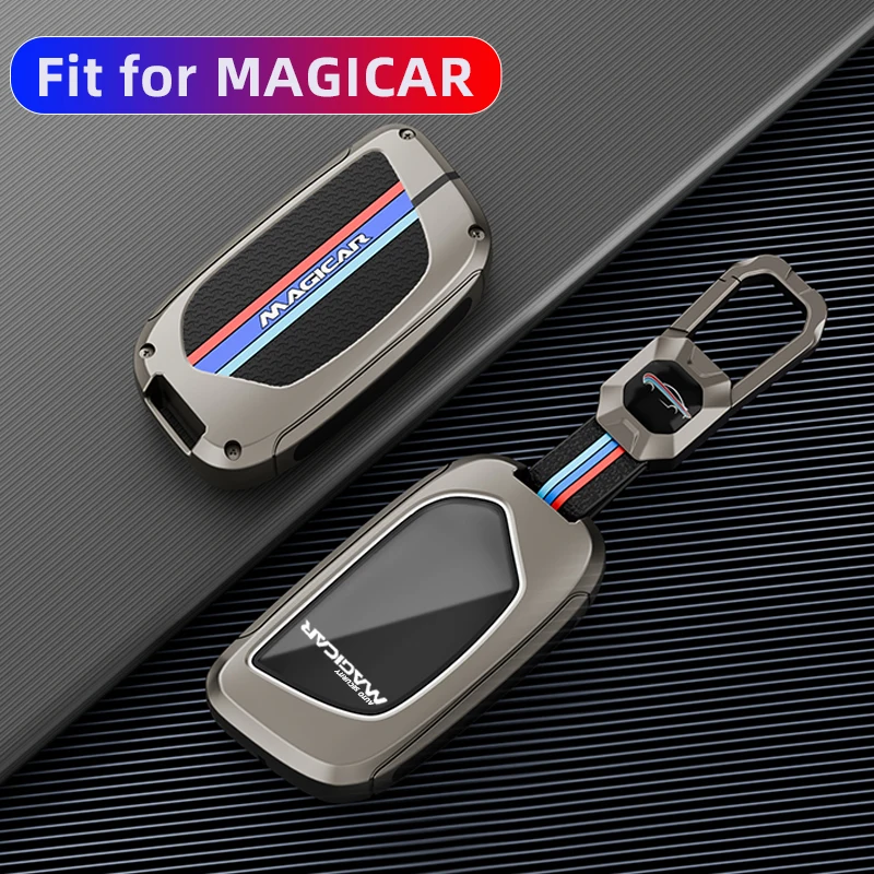 Для автосигнализации magicar 909 903 908 700 906 907 m500 905 m700 927 m100 доминирующий цинковый сплав чехол для автомобильных ключей дистанционный запуск