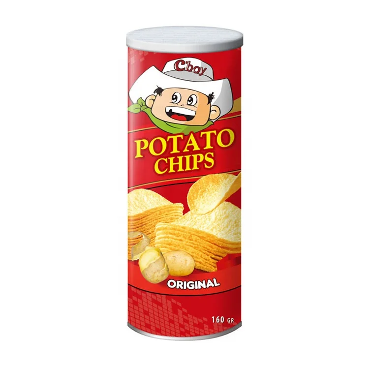 Stackable gluten free potato chips