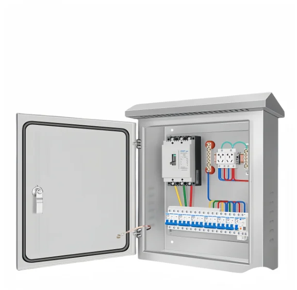 Stainless Steel 304 Rainproof Outdoor Complete Set Distribution box off grid solar system circuit breaker electrical supplies