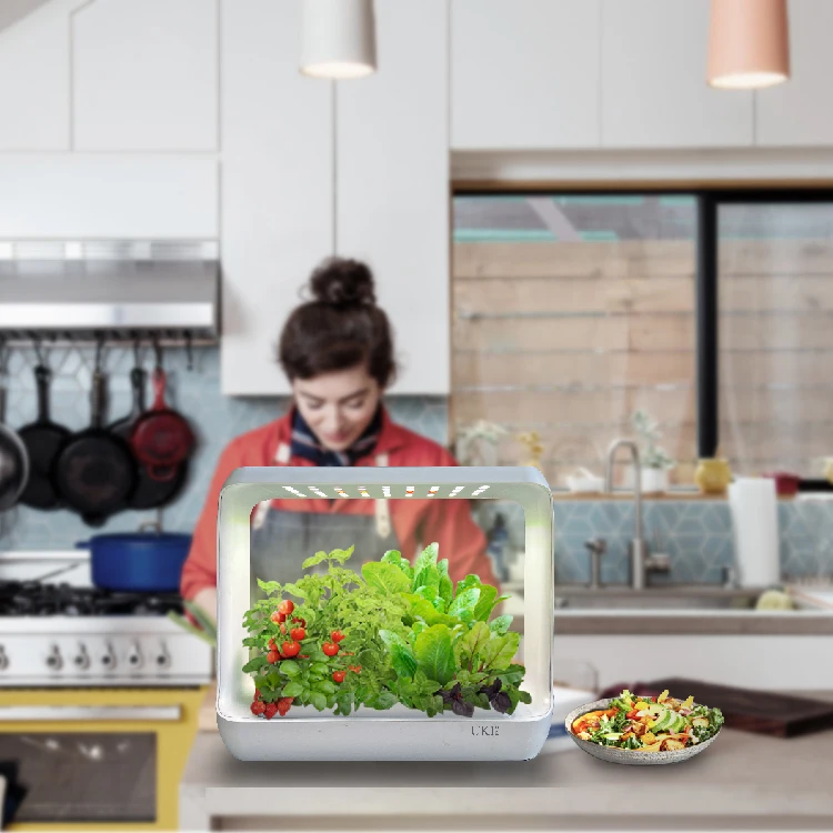 Intelligent Herb Garden Planter Self Watering Decorative Planter Pot 2022 Smart Home Minimalist Indoor Garden ABS Kitchen Plants