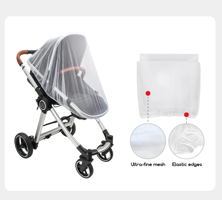 Hot sale strollers carriers cradles portable durable insect mesh mosquito net screen baby mosquito net