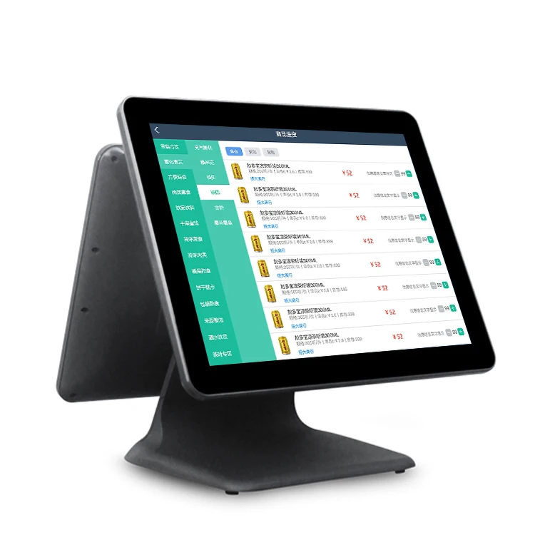 Wholesale Android Touch Screen Dual Lens Desktop Cashier All In One Pos Machine With scan code