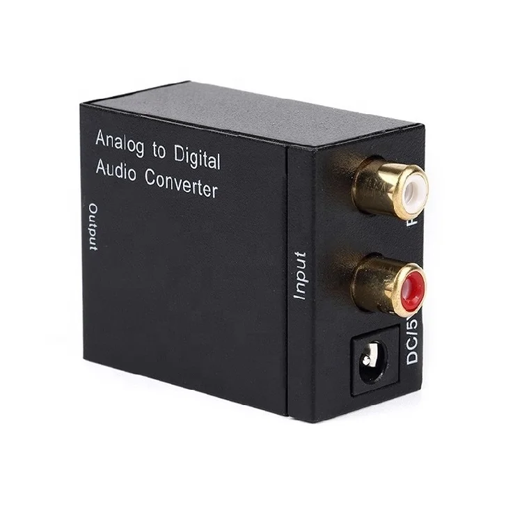 Digital To Analog Audio Converter Adapter Quality Mini Optical Fiber Coaxial Rca 3.5mm