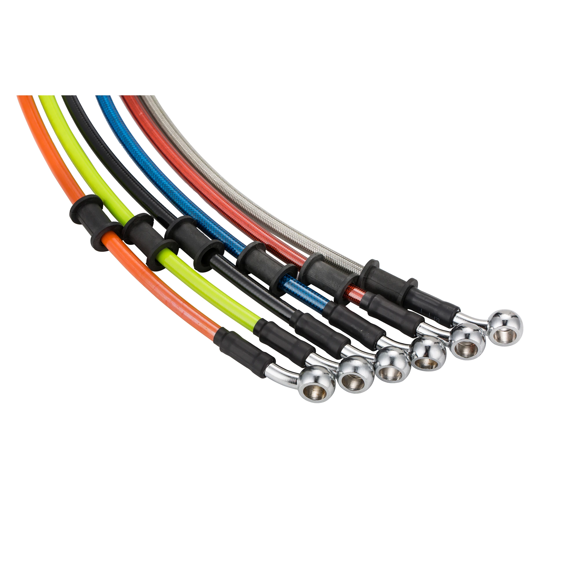 AN3 Stainless steel braided  PTFE NYLON hydraulic brake oil fuel line hose