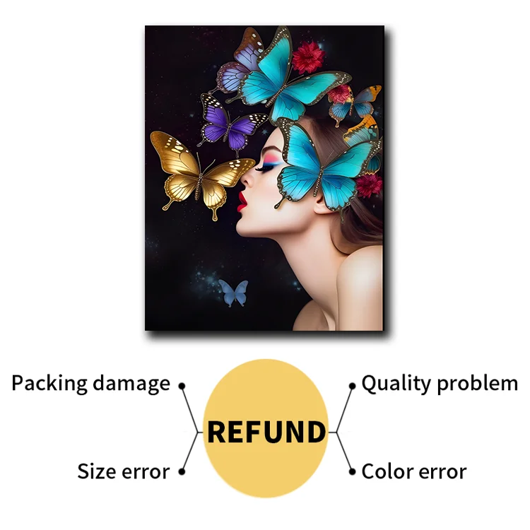 Hot selling popular styles personal art print canvas paintings support custom sizes for online retail room decoration