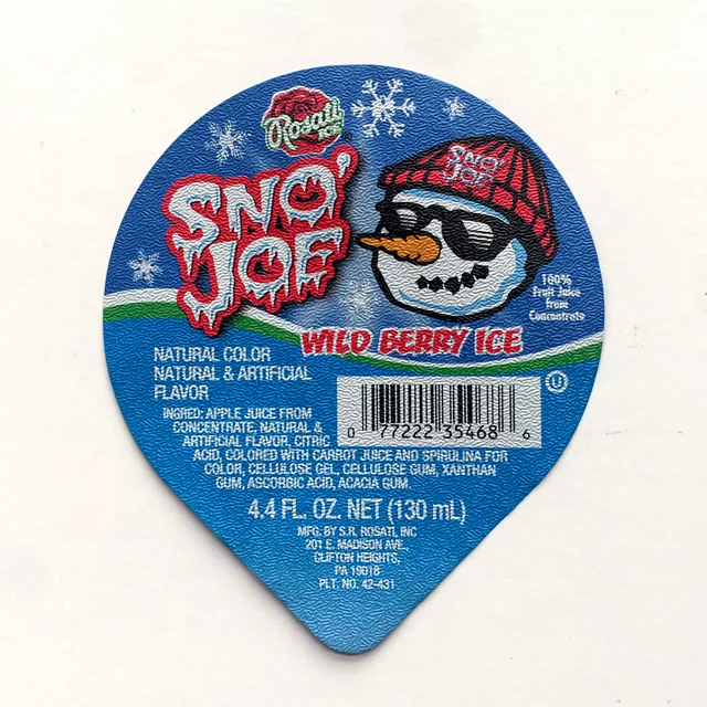 Supply wholesale packaging die cut aluminum foil lid for water ice or ice cream