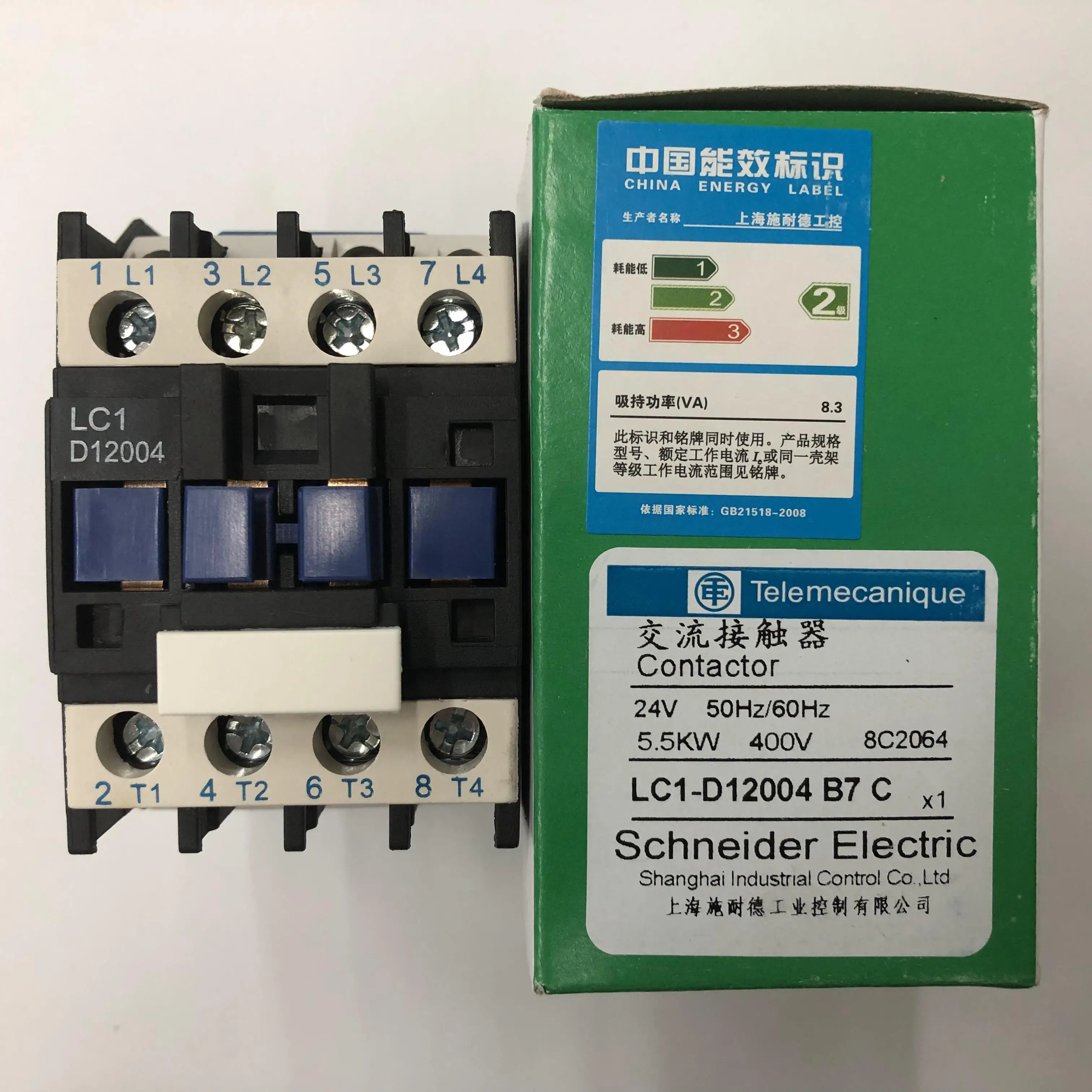 Оригинальные подлинные товары LC1-D12004B7C AC24V 4 Нормально открытый четырехступенчатый контактор переменного тока
