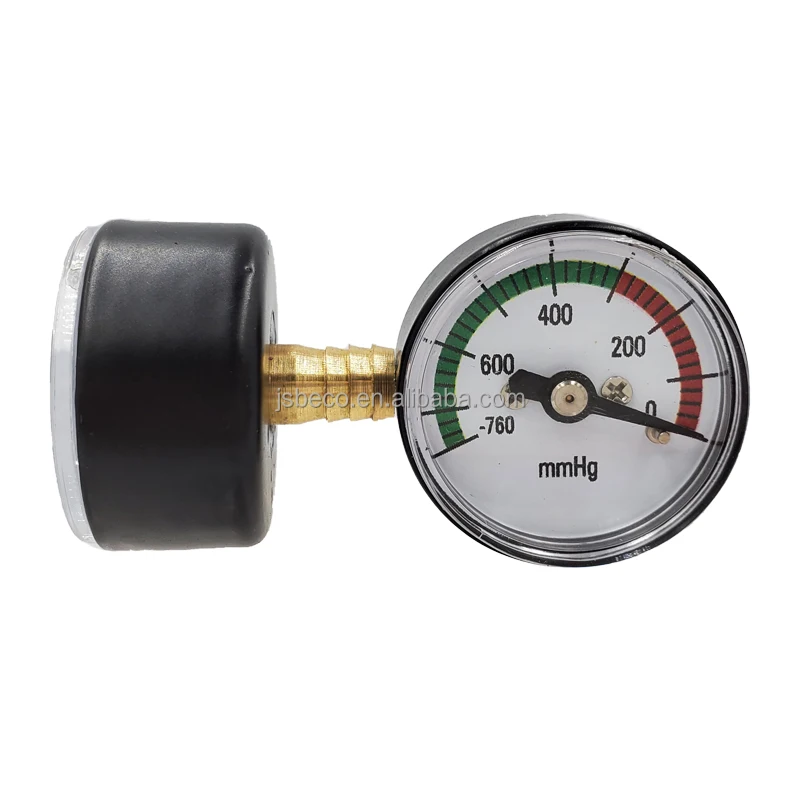 BECO 28mm size pressure gauge metal miniature pressure gauge 28mm outer diameter pressure gauge for mounting hole