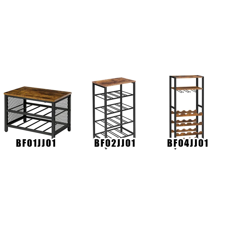 Wholesale Custom Design Wine Storage Rack OEM Wine Organizer Shelf Stand for Kitchen Dining Room