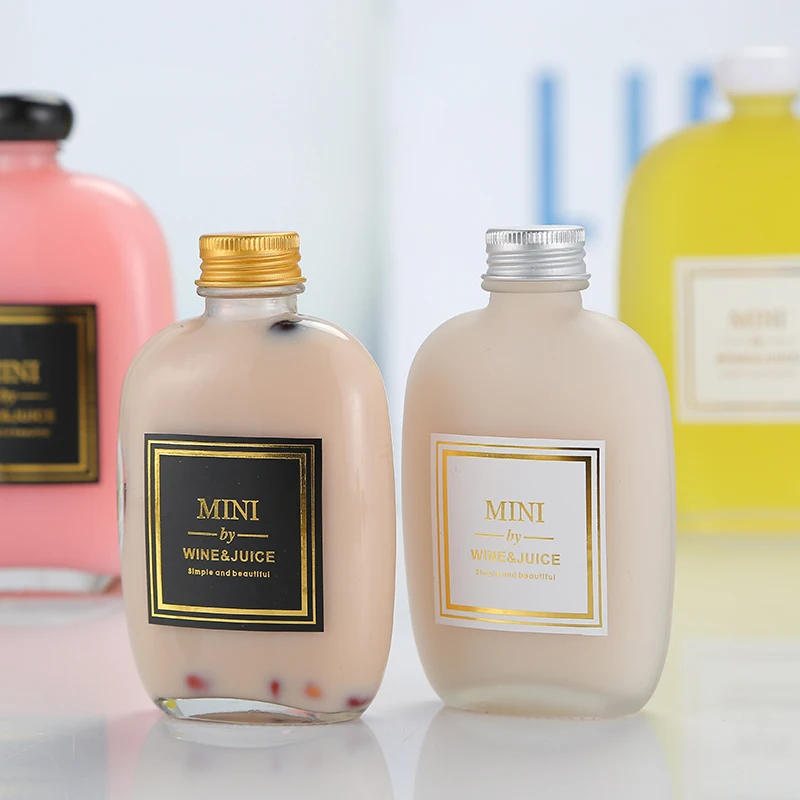 
Factory Made Juice Bottle Labels Vodka Glass Bottle Glass Bottle 250 Ml Beverage 