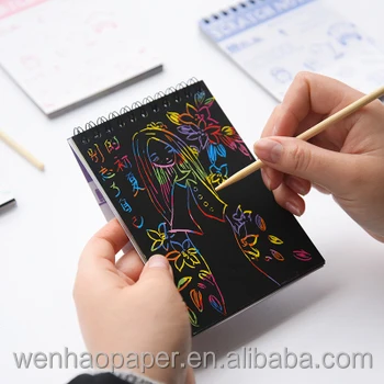 Wholesale Kids Painting colorful Magic Scratch Art Paper