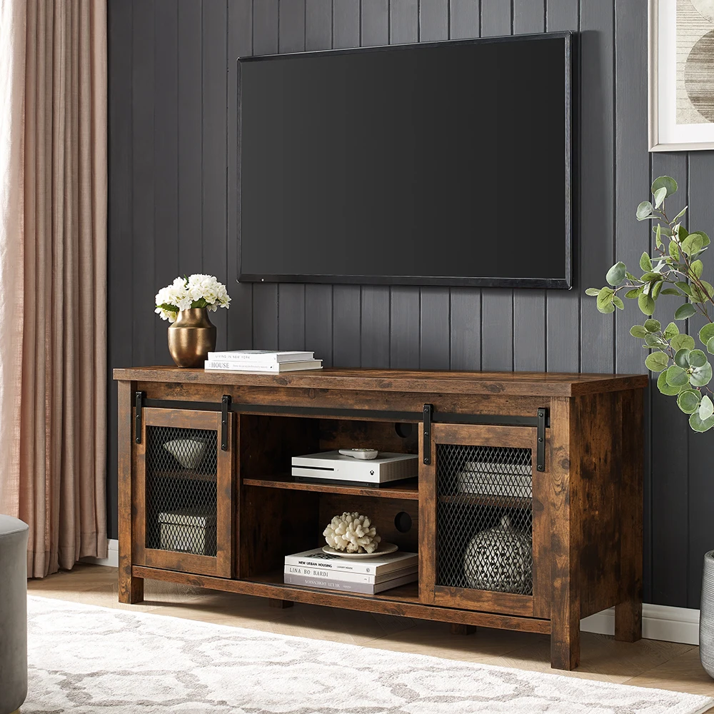 Modern Design Open Type Storage Display Long Cabinet Tv Cabinet Console Table