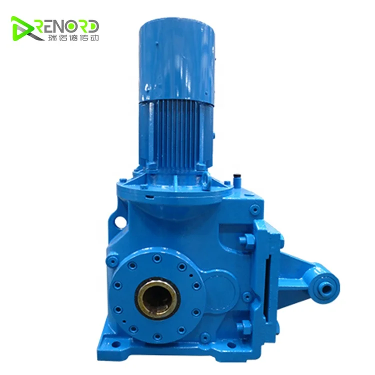 Flange-mounted helical gear units with solid shaft K Series Helical Gearbox Speed Reducer Gearbox