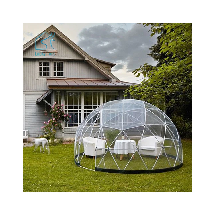 12ft luxury outdoor transparent hotel plastic clear dome garden igloo tent for coffee
