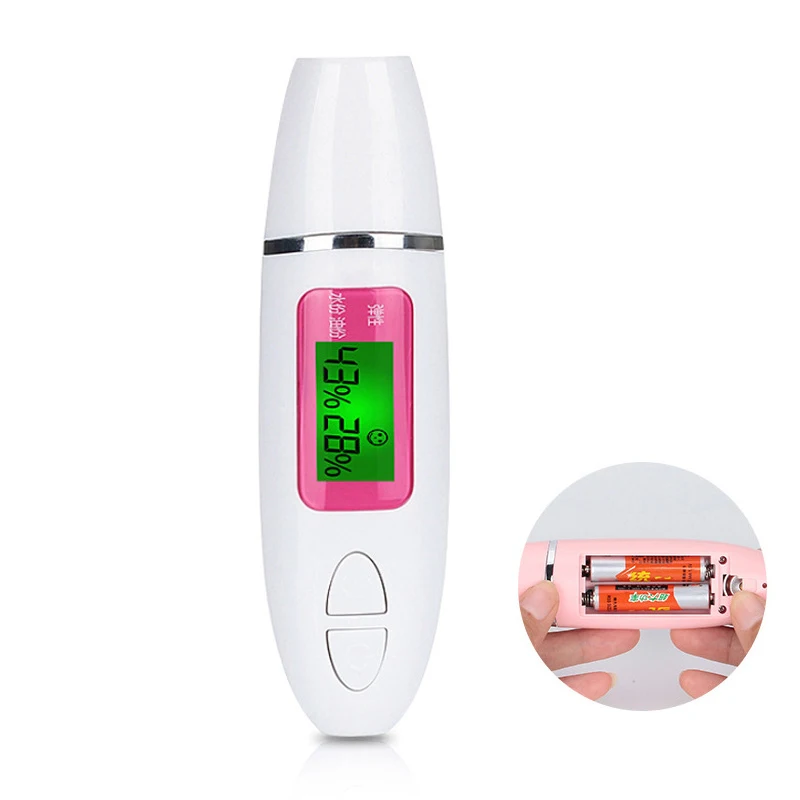 Facial Care Skin Tester Digital Skin Moisture Detector High Facial Moisture And Oil Content Analyzer Health Monitor