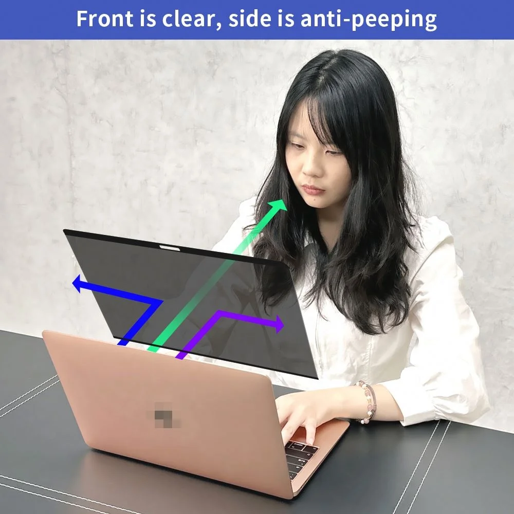 Защитный антибликовый экран с магнитной рамкой хорошего качества для Macbook Pro 13,3 дюймов