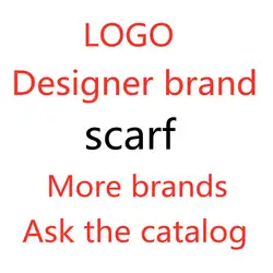 Модный кашемировый шарф, индивидуальная печать букв, шаль, темпераментный теплый брендовый дизайнерский шарф с логотипом