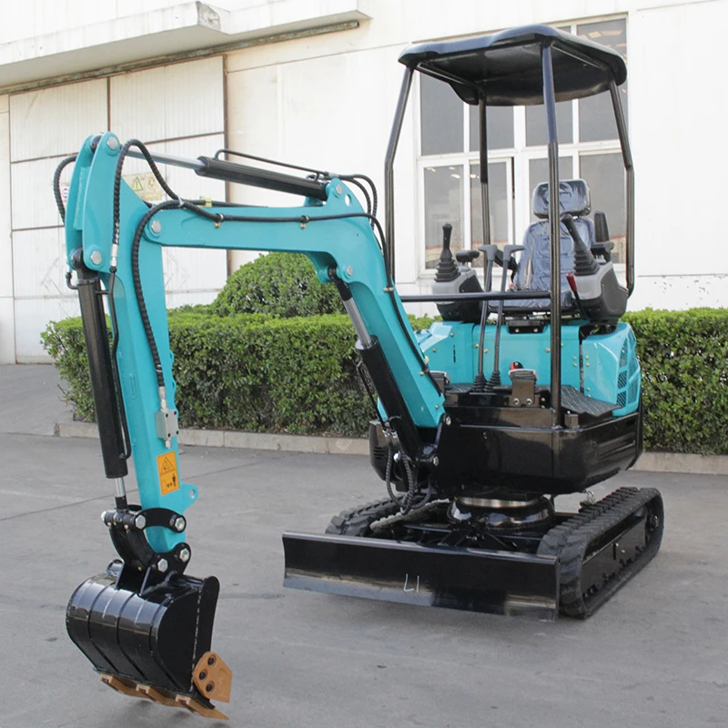 FREE SHIPPING ME15K Mini Excavator for Tight Spaces 1636mm Rotation Radius Simple and Flexible Controls