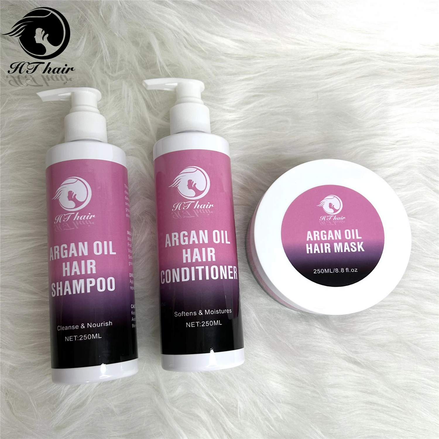 Argan Oil Shampoo and conditioner Organic Anti Hair Loss Hair Growth Shampoo argan oil hair mask