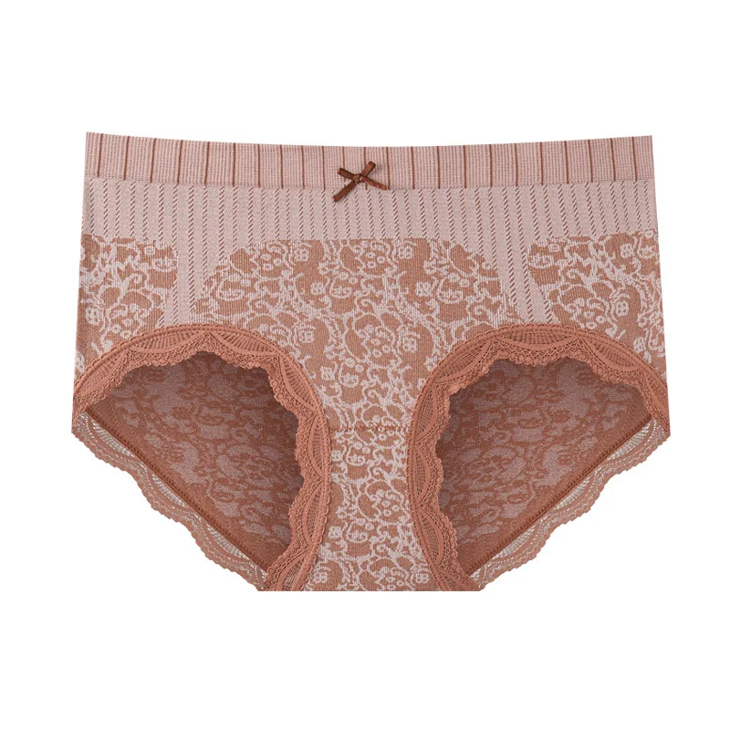 High Flexibility Hip Lift Breathable and Soft Lace Thong Bow