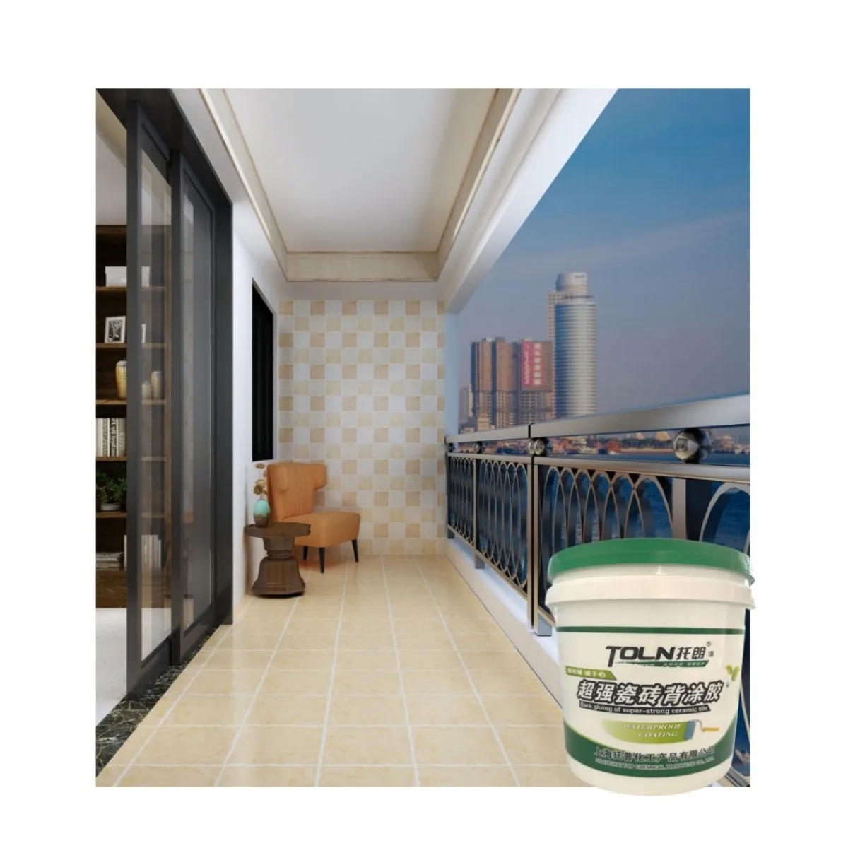 Better Performance Kitchen Bathroom Ceramic Tile backing Adhesive Paint