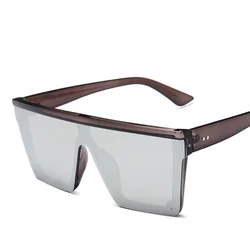 Квадратные винтажные Роскошные негабаритные солнцезащитные очки lentes gafas de sol модные ПК оттенки женские мужские под