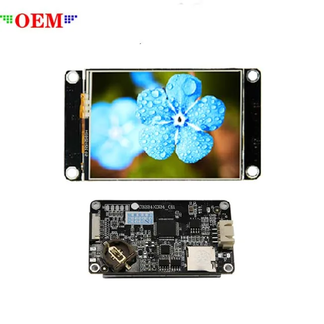 7 inch developing RTOS/ Android UART Serial TFT IPS Intelligent lcd module with smart RS232 WIFI for vending machine display