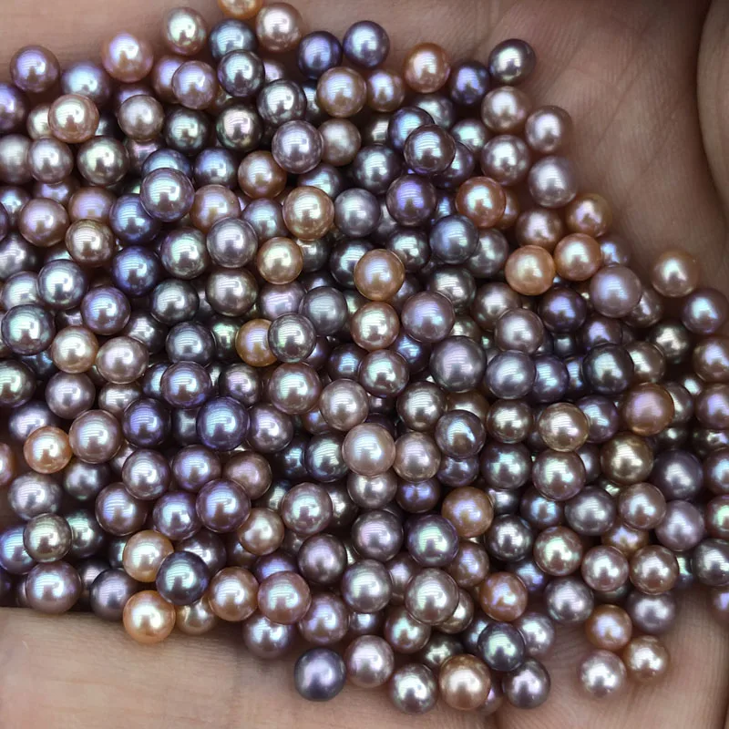 wholesale freshwater akoya pearls,4-4.5mm,high luster,round shape,clean surface
