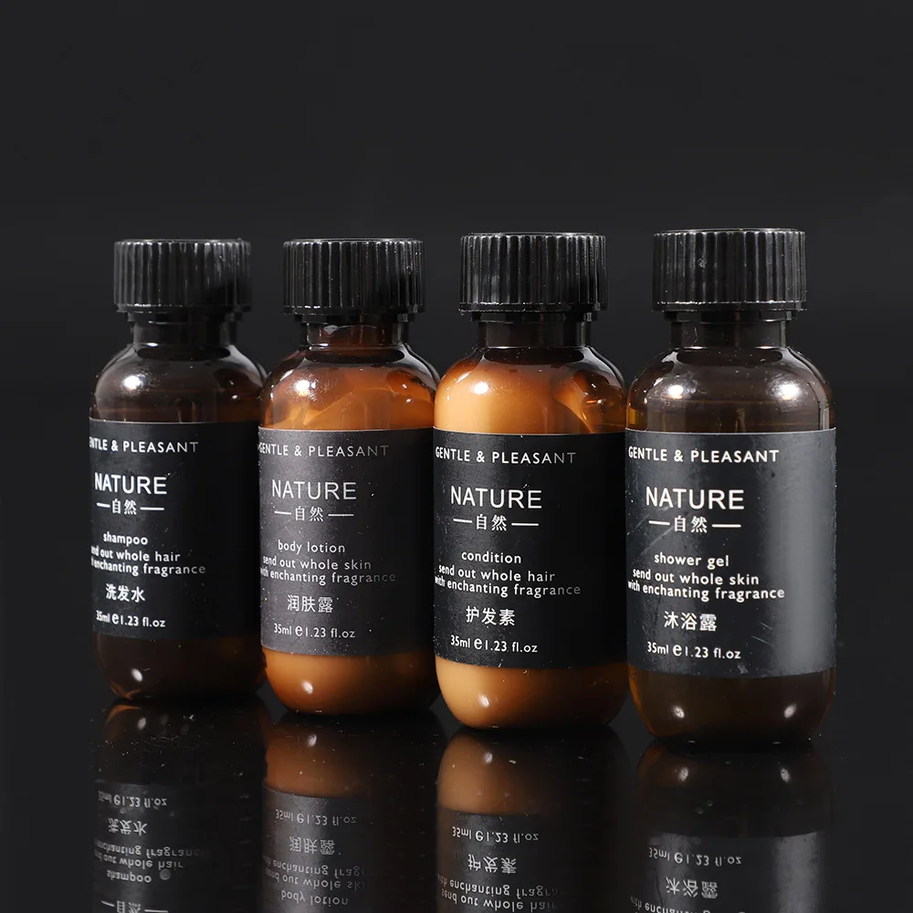 Free sample factory custom luxury mini disposable soap shampoo conditioner toiletry sets for hotel travel spa