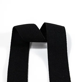 25mm Black Elastic Webbing Aramid Fiber  Aramid r Custom Tape Outdoor Seatbelt Webbing