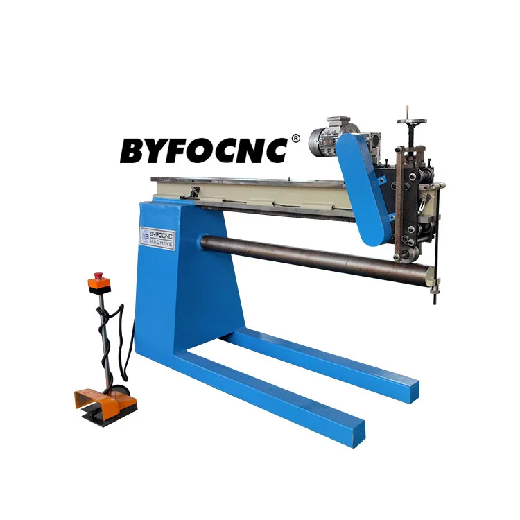 BYFO sheet metal round duct pittsburgh seam closer machine hvac duct seam closer