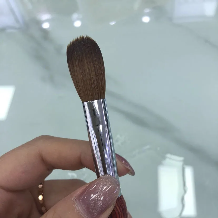 High quality Handle Wholesale 100% Pure Kolinsky Acrylic Nails Oval Nail Art Brushes Brush with OEM service