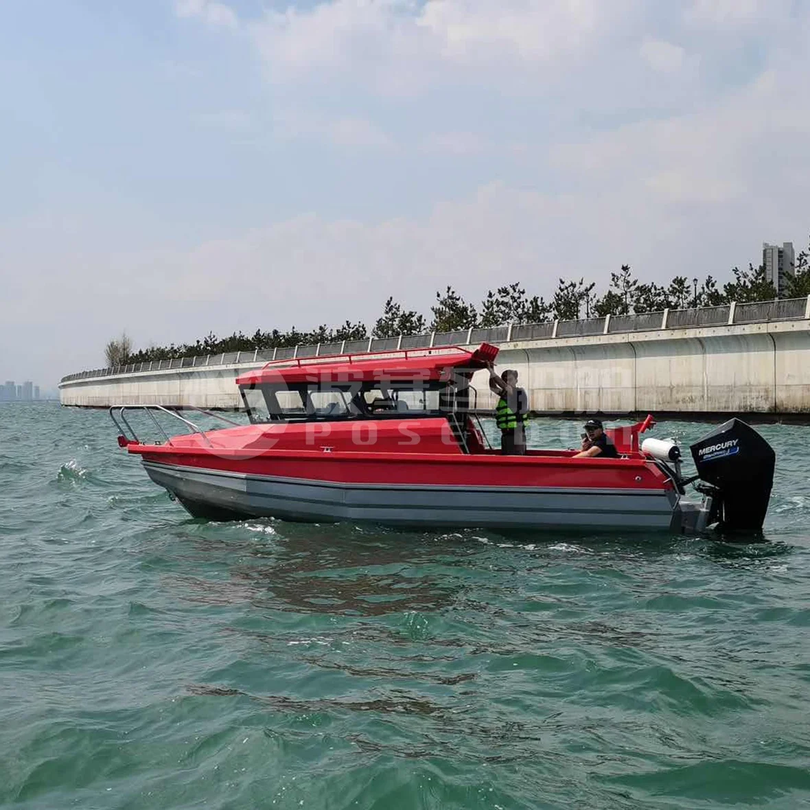 V Bottom Hull 30FT 9M Speed Boat New Cabin Cruiser Boats Aluminum Fishing Boat