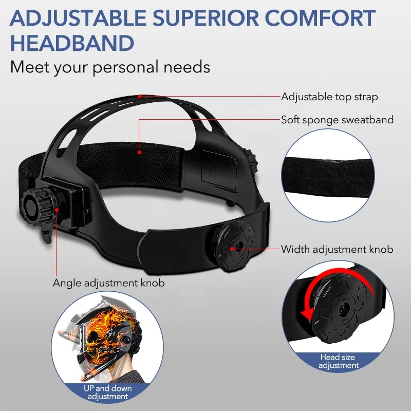 TRQ Decals Famous Industrial Safety High Performance  auto darkening Welding mask