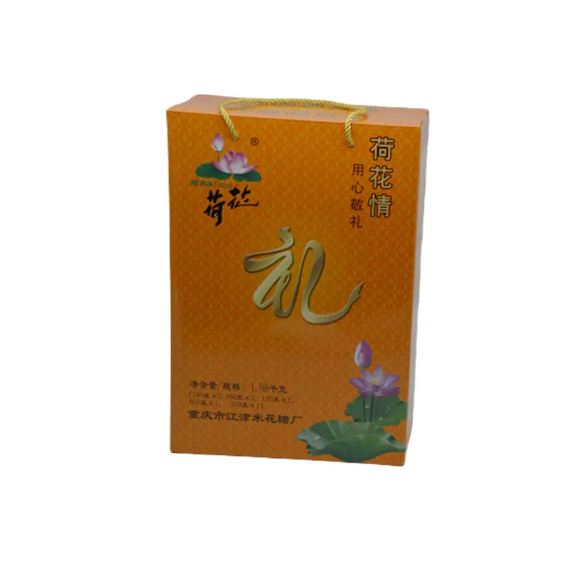 
Chinese Popular Healthy Snack Food Sweet Rice Cracker 1.88kg Gift Box 