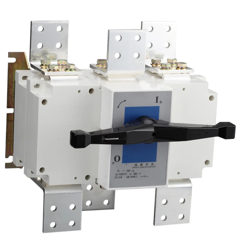 HGL Load Isolator Switches 250A 400A 630A Manual switch Single throw knife conversion to three-phase four-wire 3P 4P